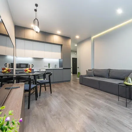 Апартаменты Big Vip Design In New Complex